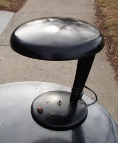 Art Deco Streamline "Cobra" Lamp by Norman Bel Geddes for Fairies, circa 1930s