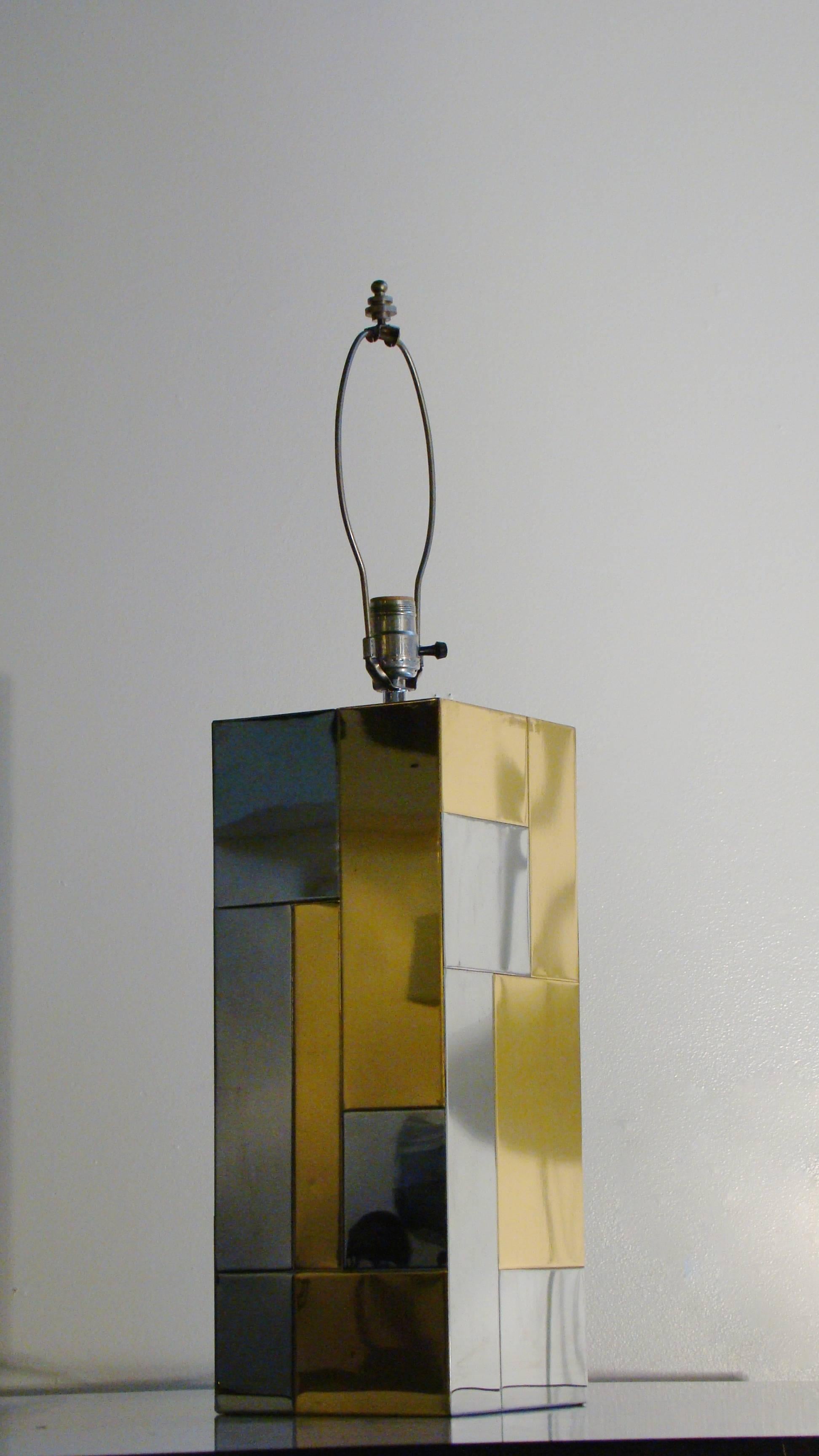 Paul Evans for Directional Cityscape Table Lamp In Good Condition In Denver, CO