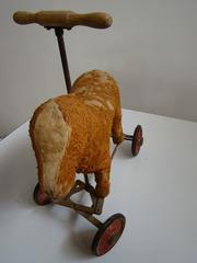 Early 20th Century Folk Art Americana Horse Child's Pull Toy