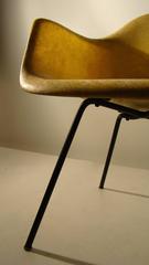 Early Zenith Rope Edge Lax Eames "X" Base Chair