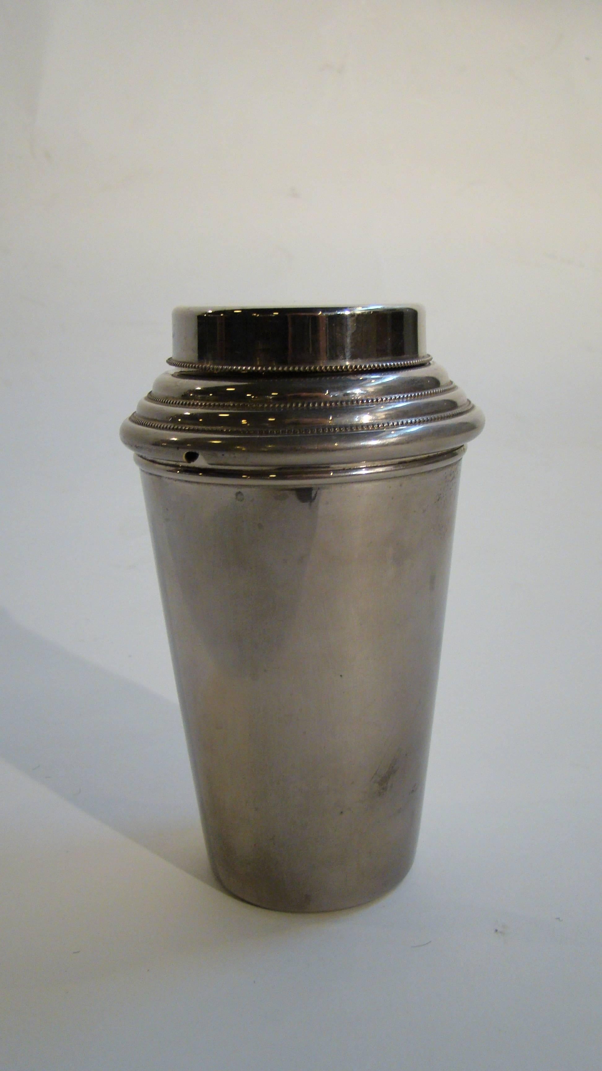 Mid-20th Century Eight-Piece Traveling Cocktail Shaker or Bar Made in Germany, circa 1930s