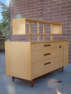 Two-Piece Cabinet by Merton Gershun for American of Martinsville, circa 1950