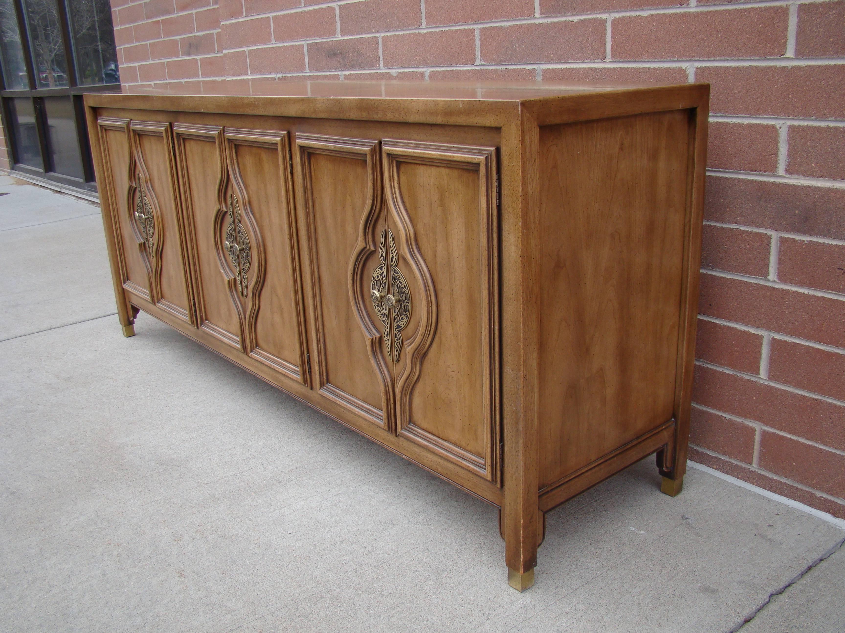 Modernist Credenza or Sideboard by Century Furniture in the Style of James Mont For Sale 1