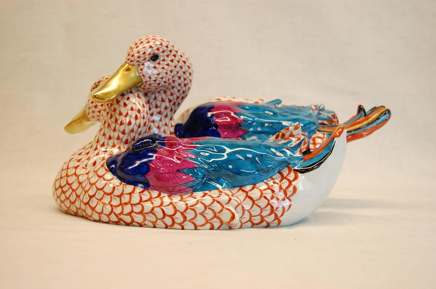 herend pair of ducks