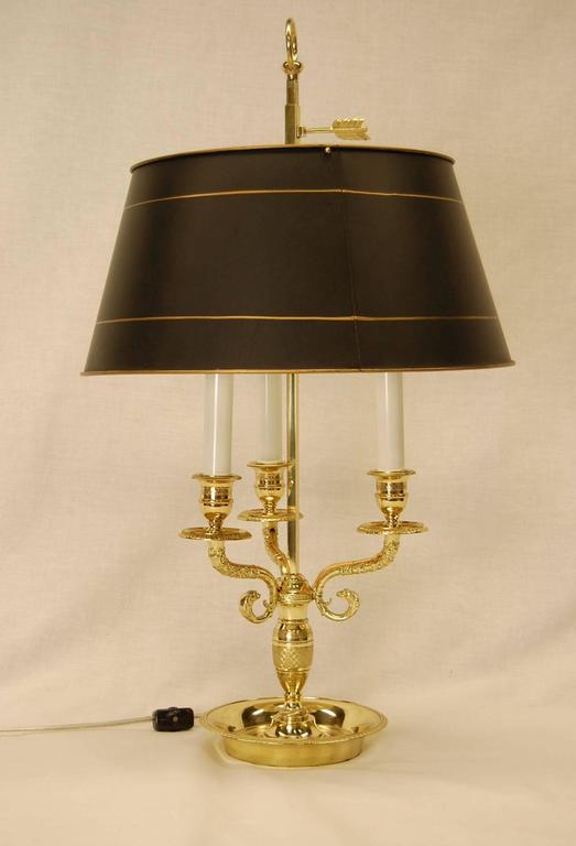 Reproduction Solid Brass Bouillotte Lamp with Metal Shade and Fine Etching  at 1stDibs | bouillotte lamp reproduction, reproduction bouillotte lamps  for sale, bouillotte lamp reproduction uk