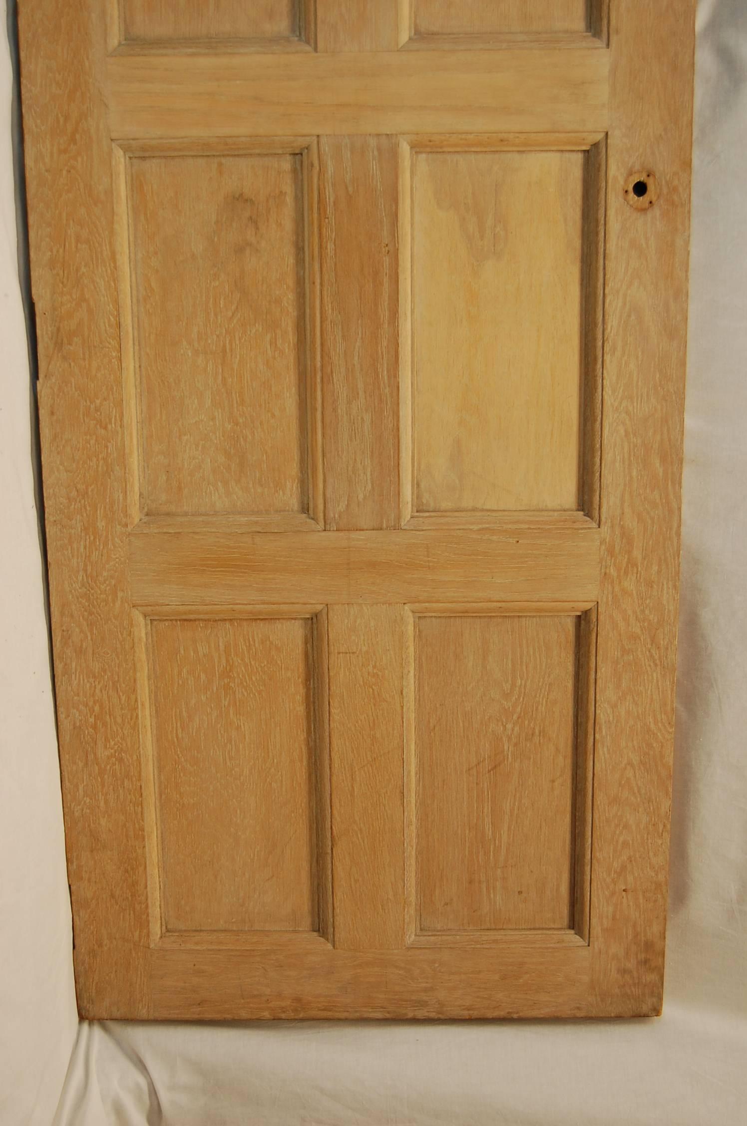 8 panel solid wood door