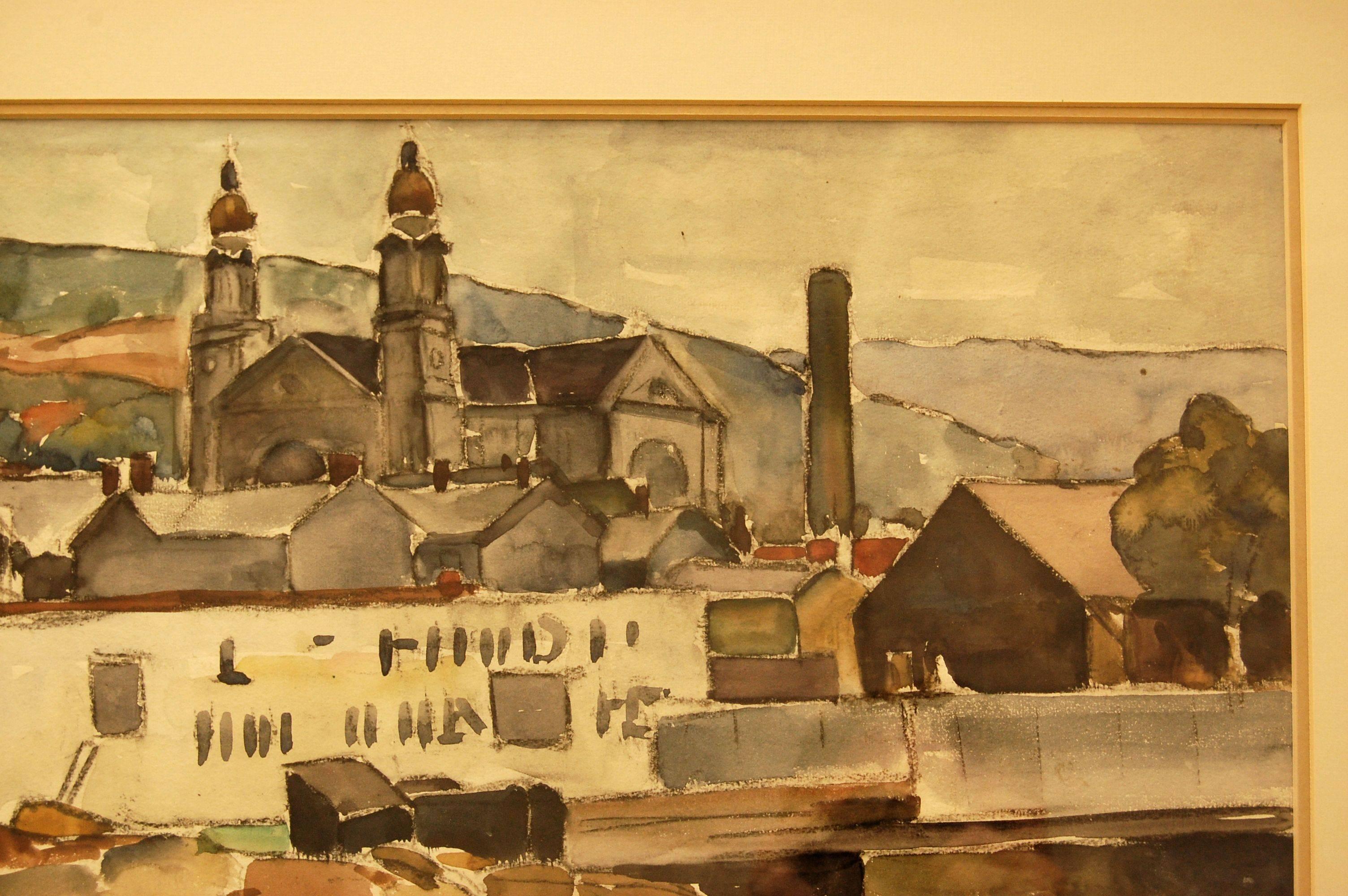 Paper Early to Mid-20th Century Watercolor by William Robert Shulgold   For Sale