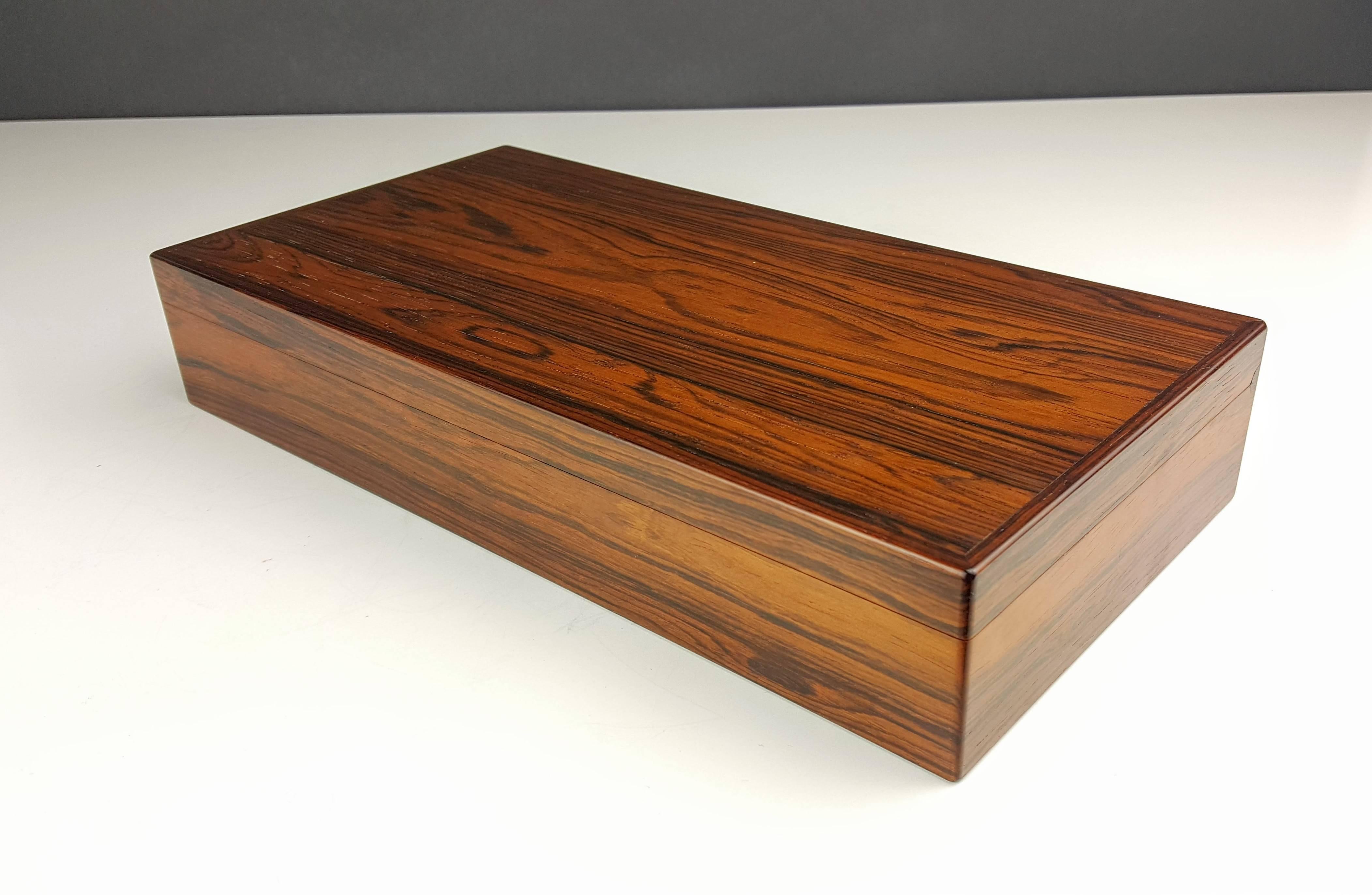 Rosewood Dresser Box by Alfred Klitgaard, Denmark, 1970s In Excellent Condition In New York, NY