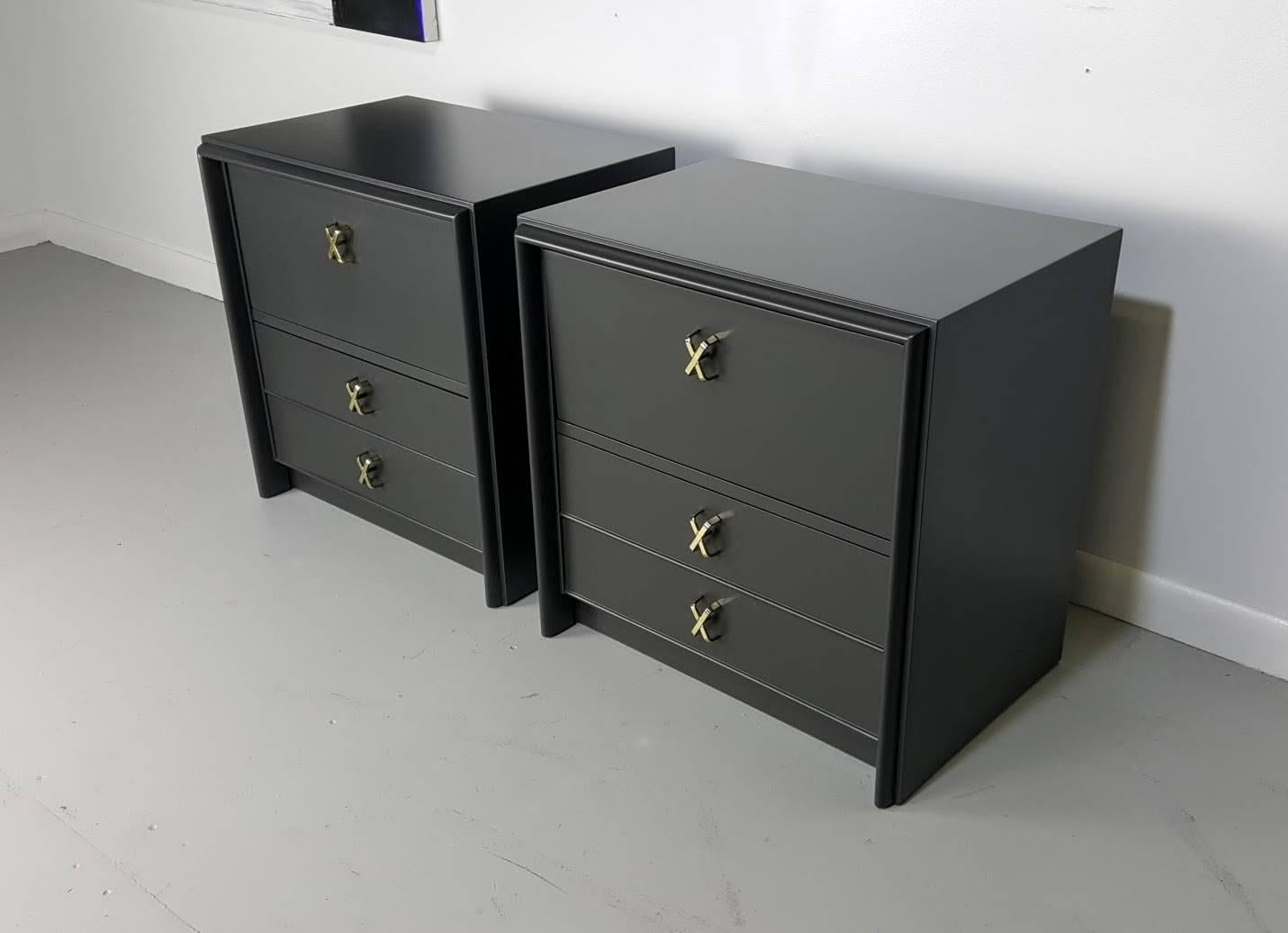Pair of nightstands with 