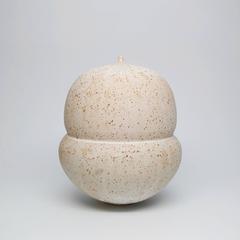 Lovely Ceramic Vessel in Speckled Matte Glaze by Jeffrey Loura, 2016