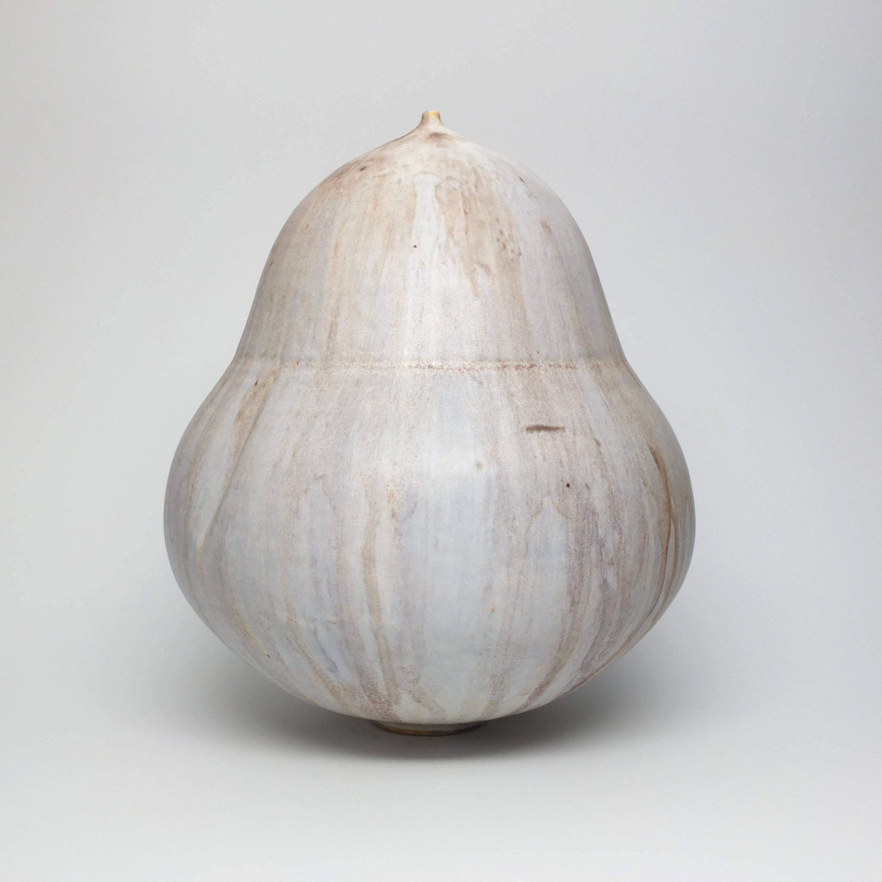 Modern Organic Gourd Vessel by Ceramic Artist Jeffey Loura, 2016