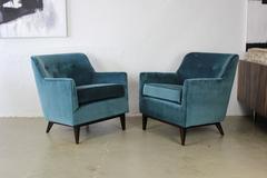 Handsome Mid-Century Lounge Chairs After Edward Wormley, 1950s