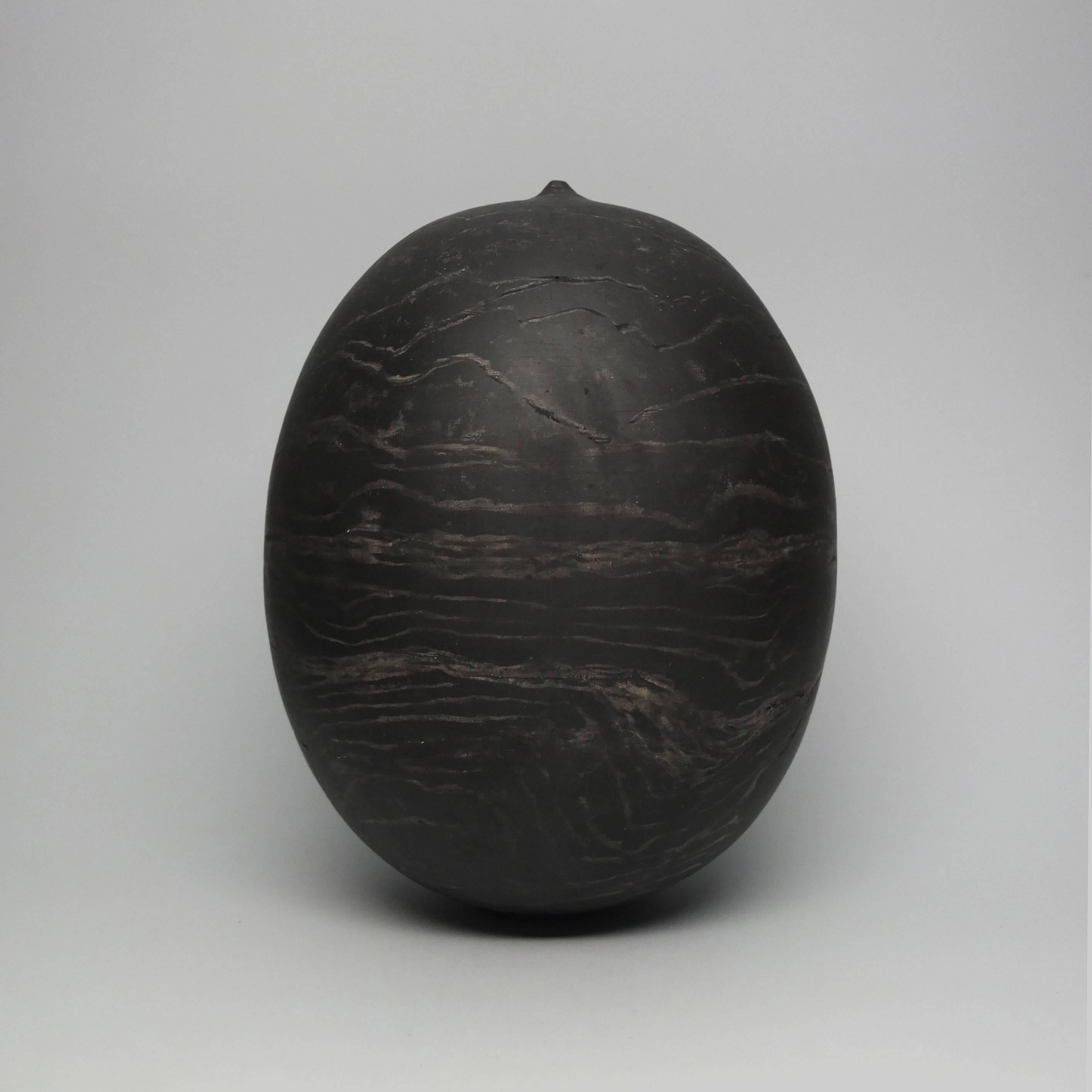 Organic Modern Handsome Vessel or Vase  Handmade by NYC Ceramist Jeffrey Loura 2018