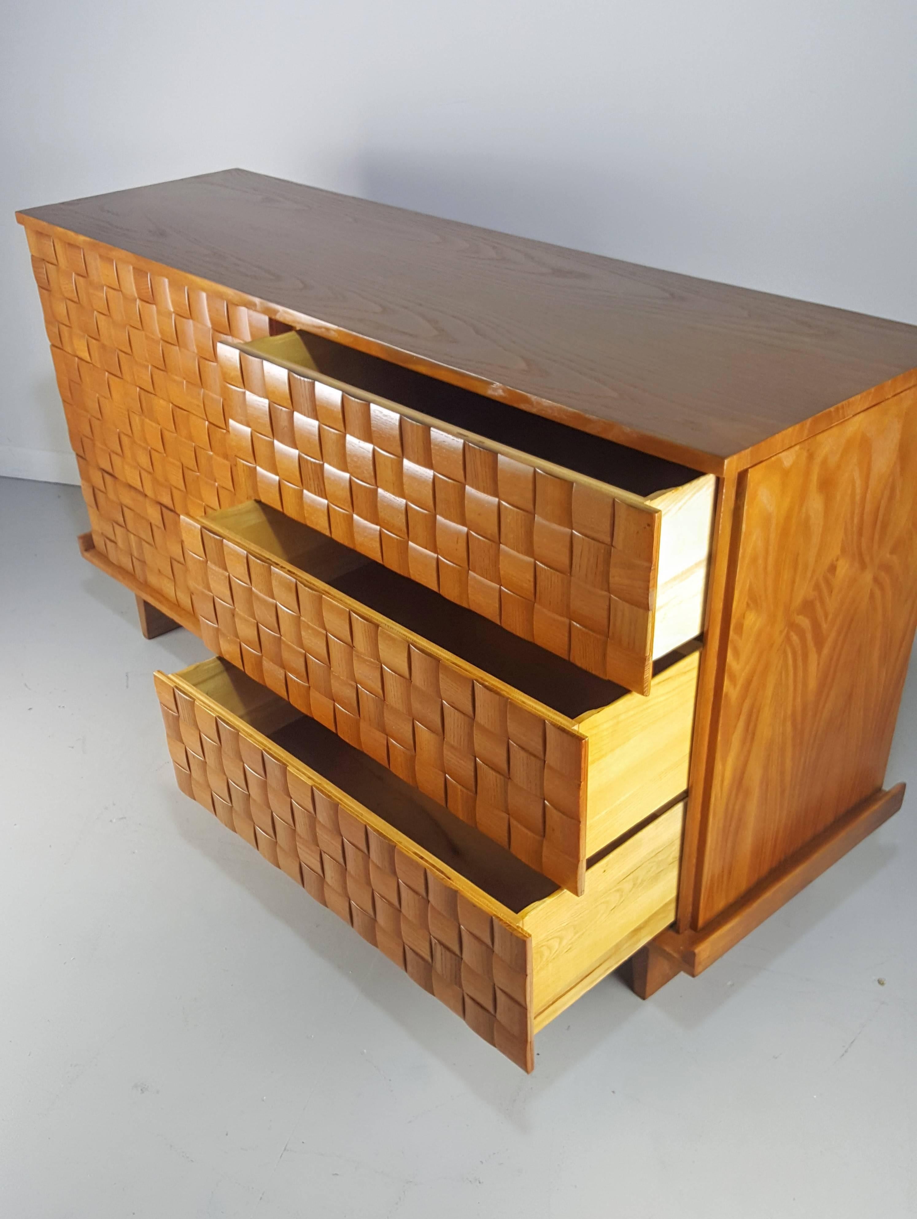 Exquisite and Rare Six-Drawer Chest or Dresser by Paul Laszlo, 1950s 2
