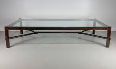 Massive Tommi Parzinger Originals Custom-Made Coffee Table, NYC 1972