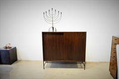 Large Sculptural Hand-Forged Scandinavian Wrought Iron Candelabra