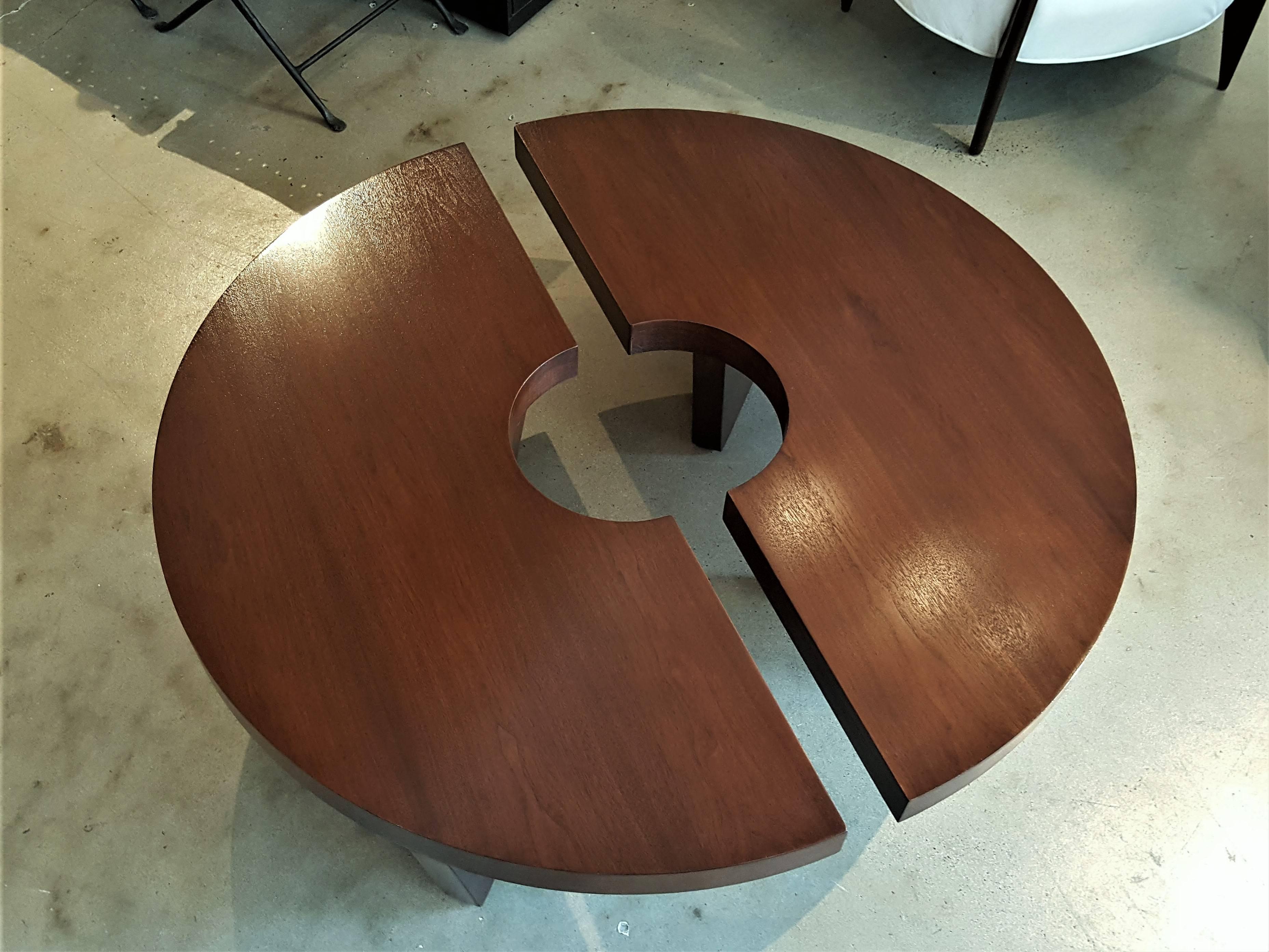 Mid-Century Modern Handsome Harvey Probber Nucleus Cocktail Table, Fully Restored, 1950s