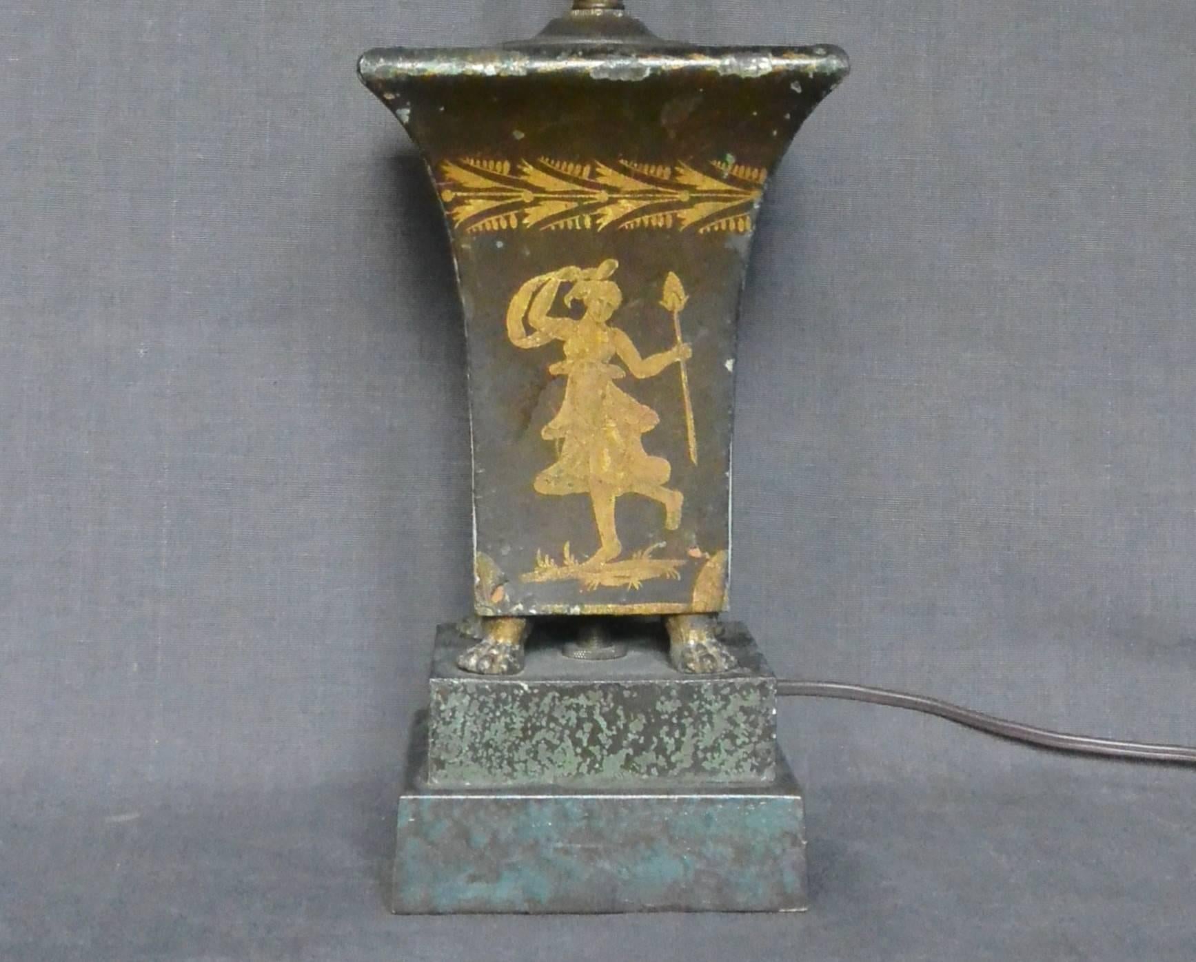 french tole lamp