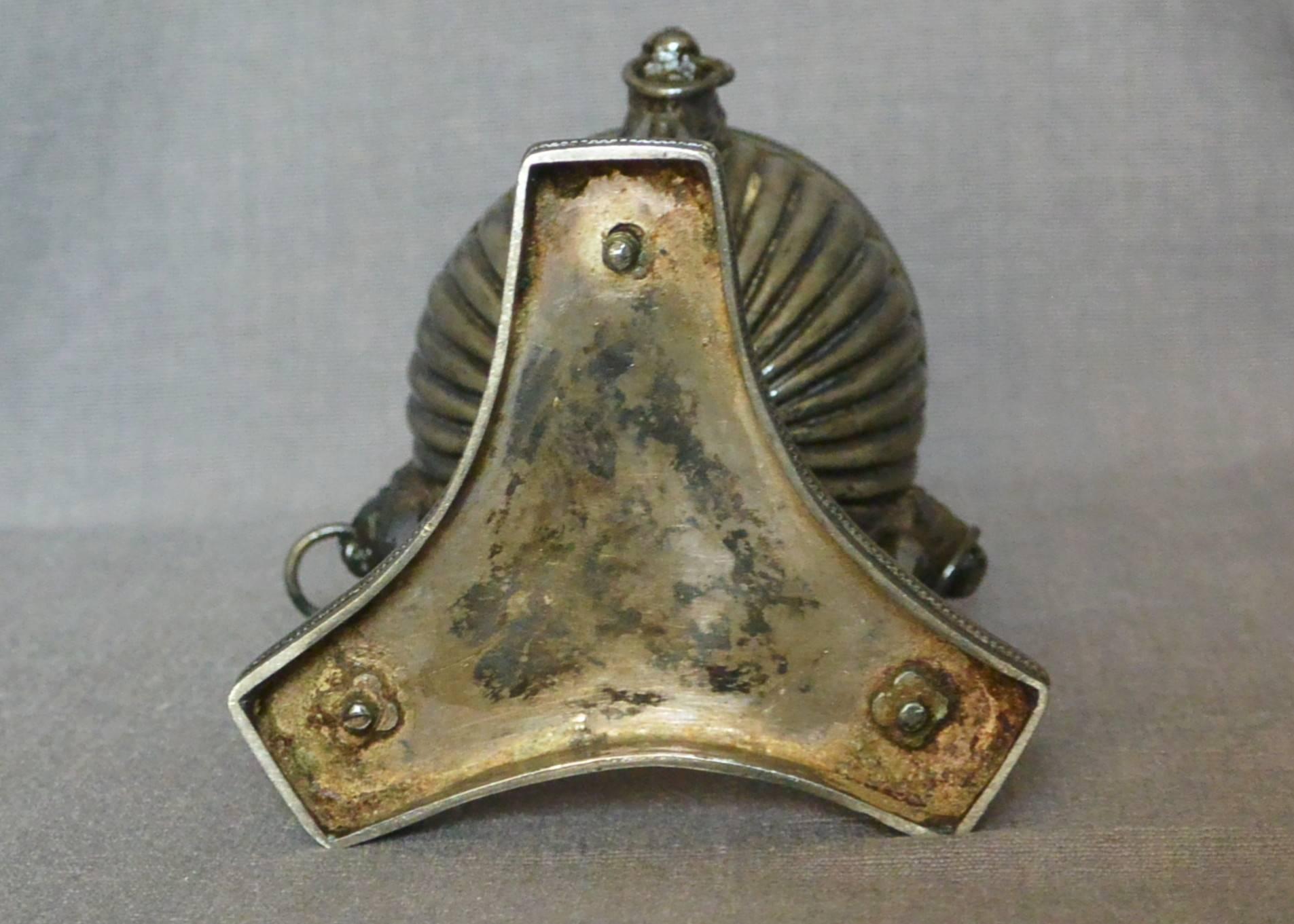 19th Century Grand Tour Neapolitan Tripod Oil Lamp For Sale