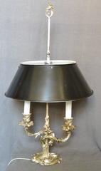 Silvered Bouillotte Lamp