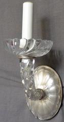 Vintage French Rope Glass Sconce