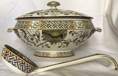 Aesthetic Movement Soup Tureen with Ladle