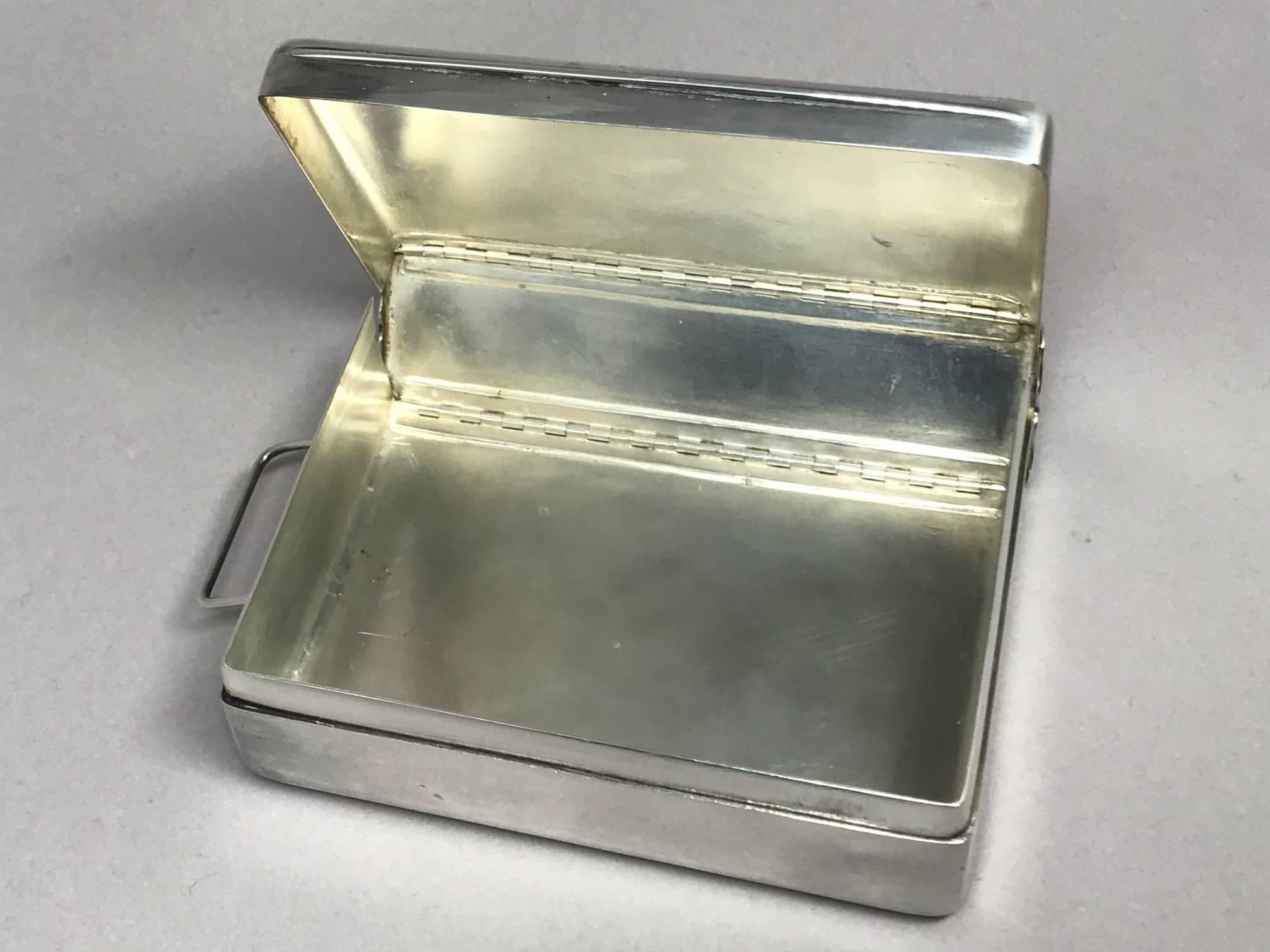 Plated Silver Cigarette Box