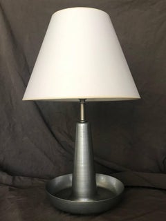 Pareja de lámparas de aluminio de mediados de siglo