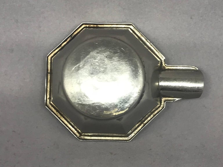 Silver and Vermeil German Deco Ashtray For Sale at 1stDibs