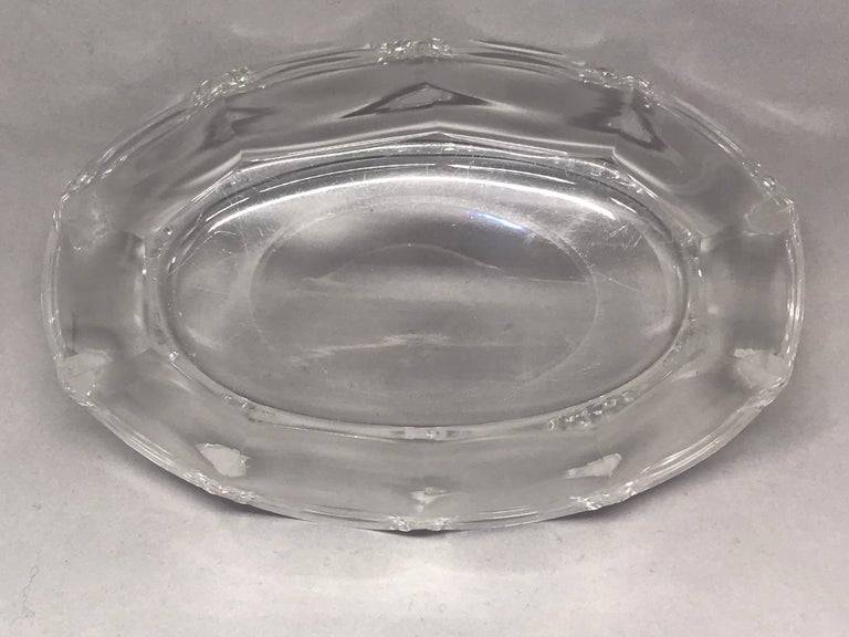 French Crystal Vide Poche For Sale 1