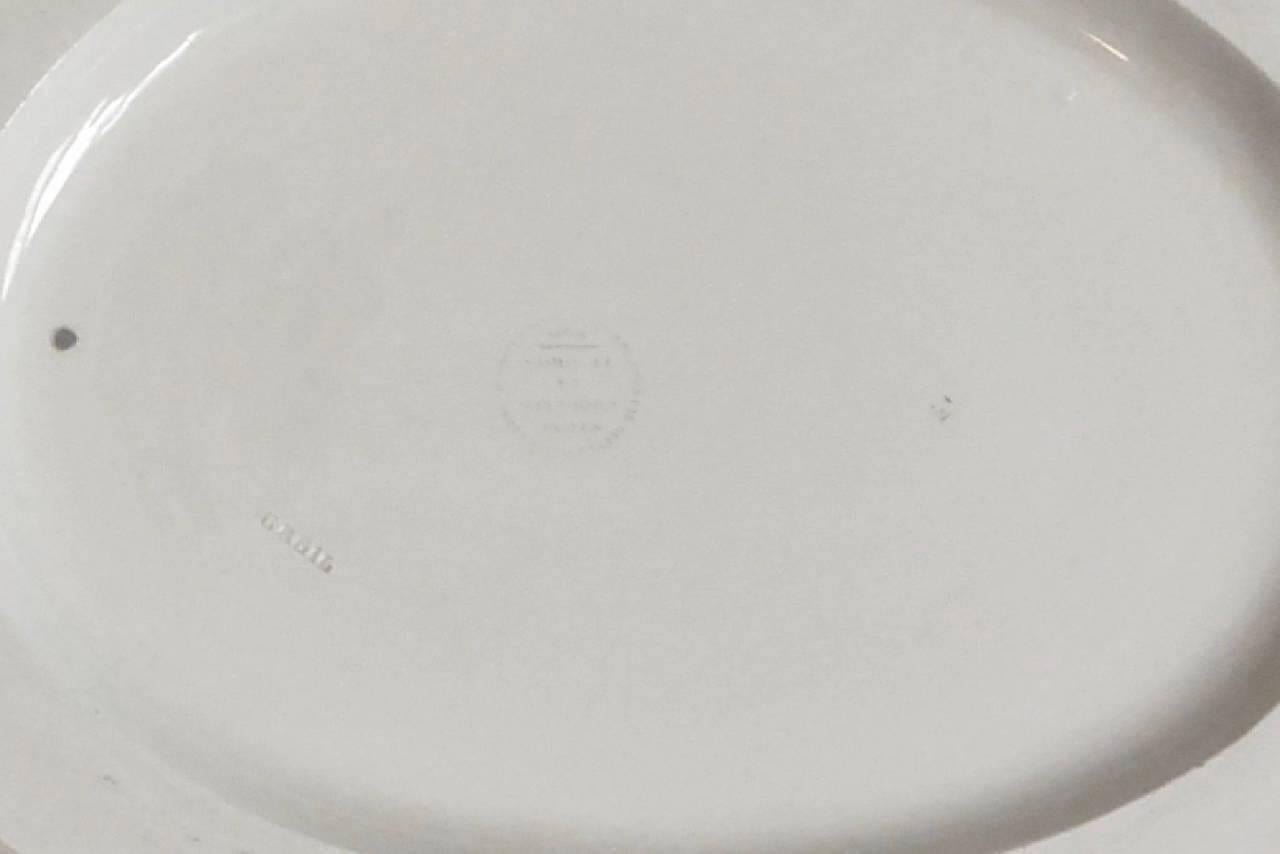 Large Creil Plate In Excellent Condition In New York, NY