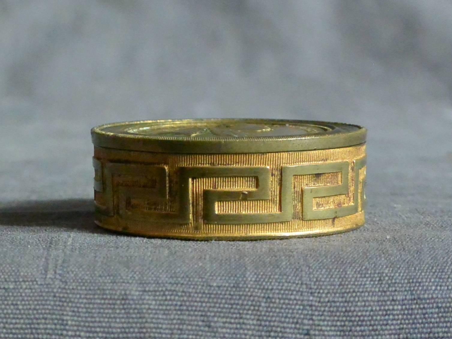 19th Century George III Gilt Brass Snuff Box