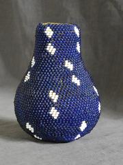 Beaded Gourd Vase