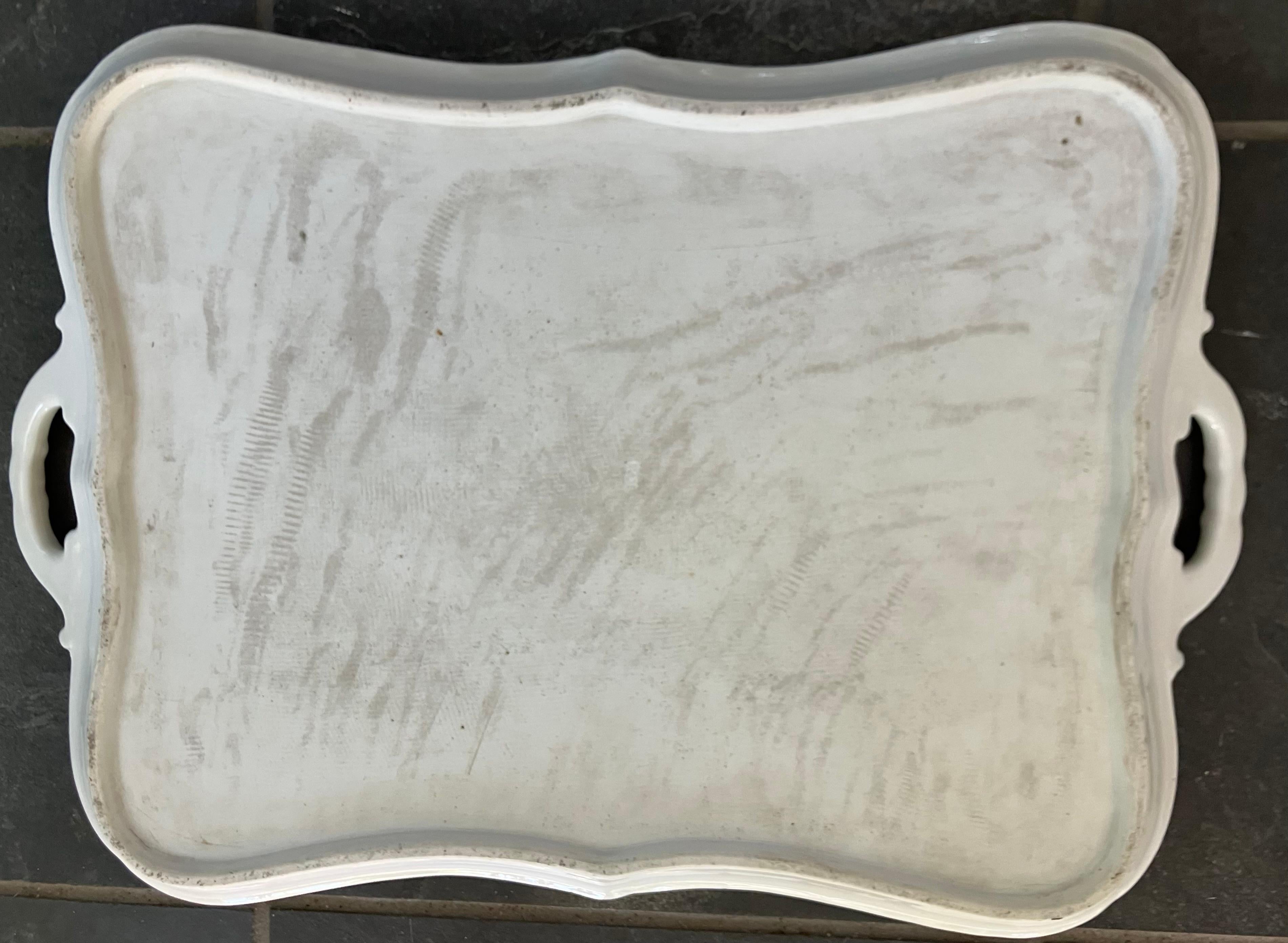 Kontinentale Chinoiserie-Tablett-Platte im Angebot 2