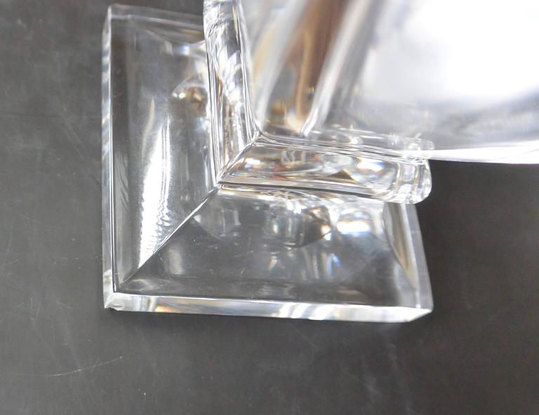 Vintage Sevres Crystal Baluster Vase For Sale at 1stdibs