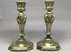 Paire de chandeliers Louis XIV