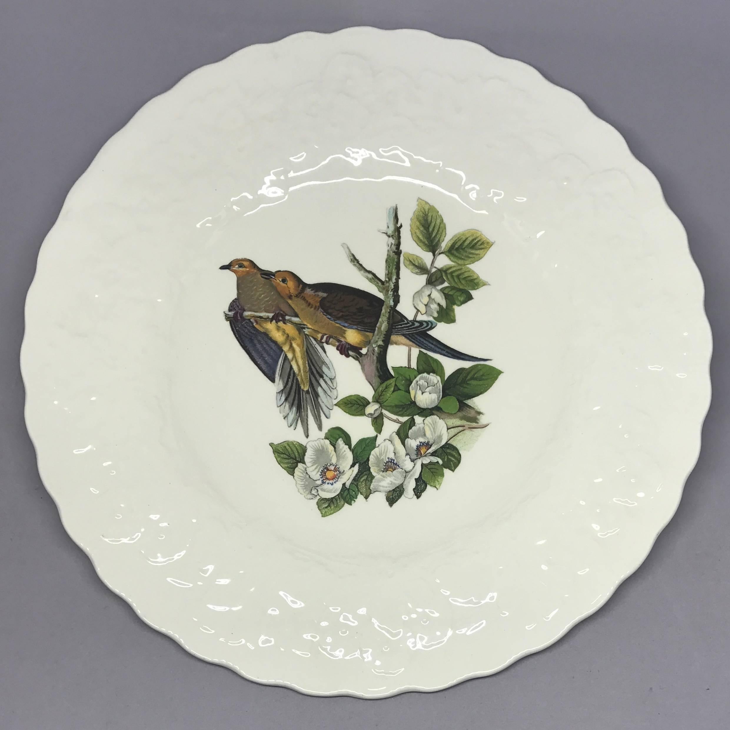 English Set of Eight Audubon Bird Plates