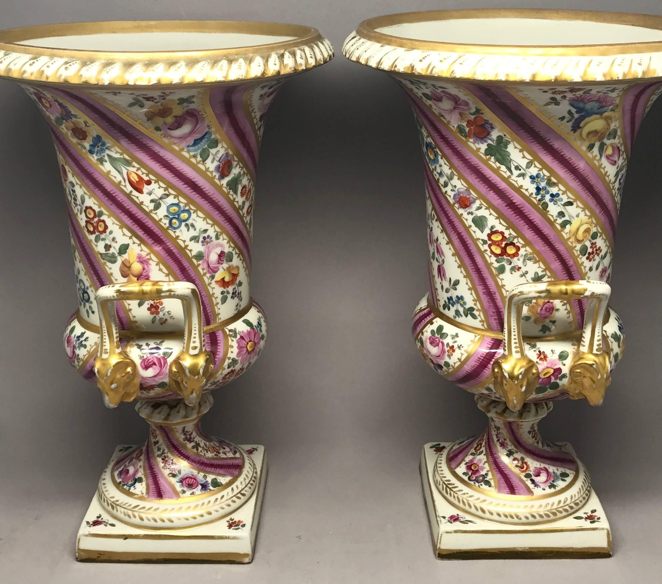 porcelain urns