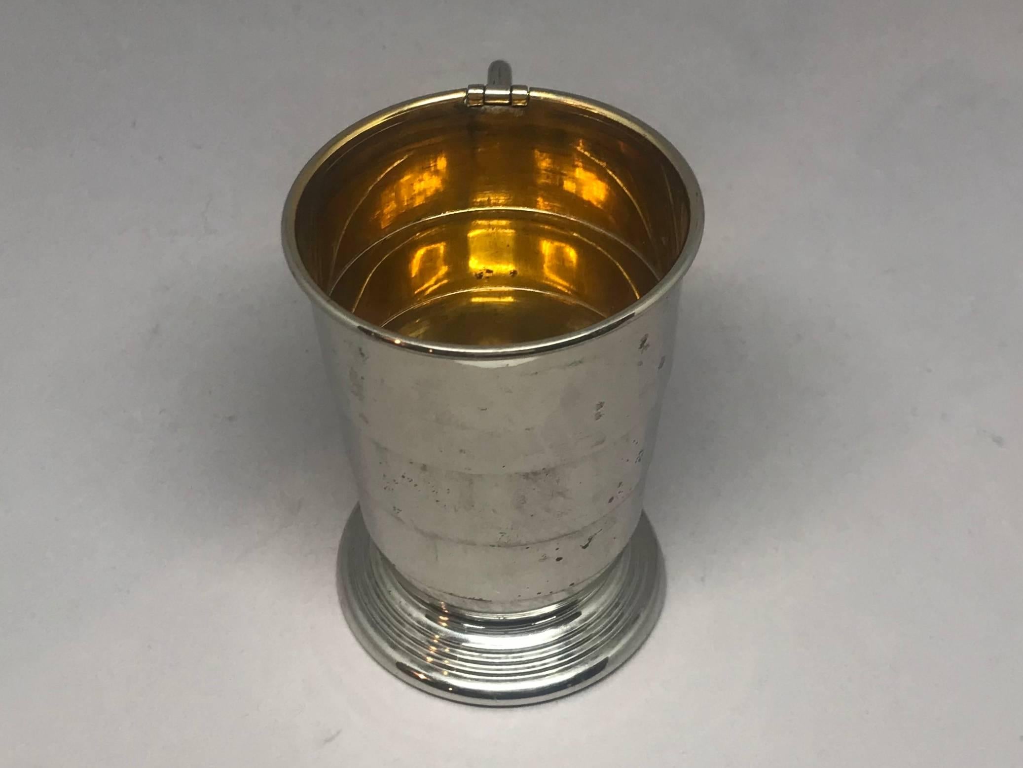 antique collapsible cup