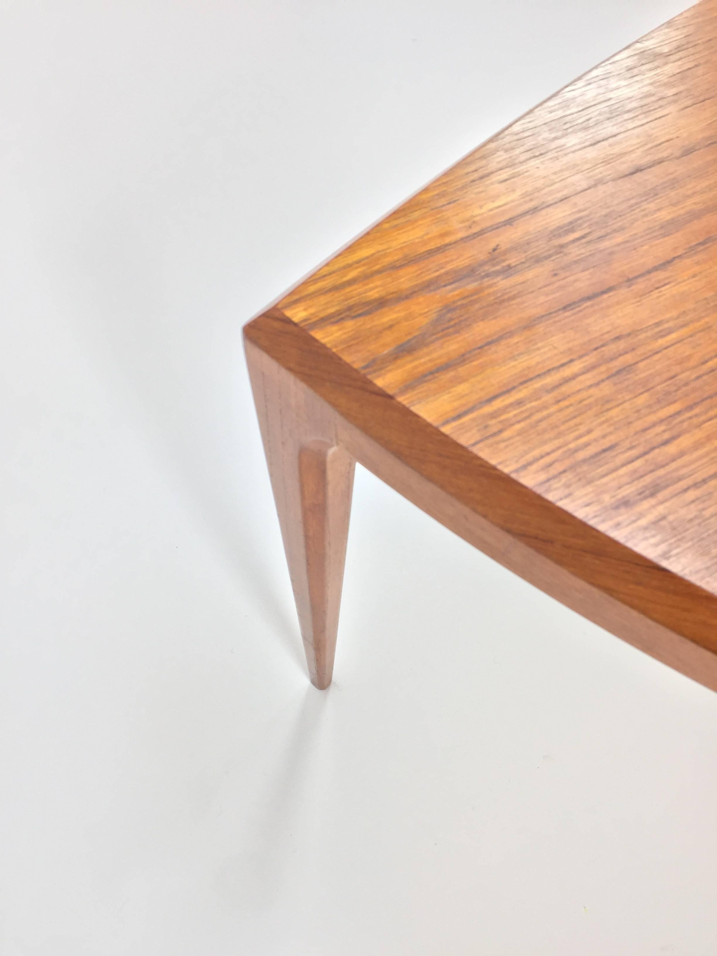 Mid-20th Century Eye Shaped Danish Teak Cocktail Table by Johannes Andersen For Sale