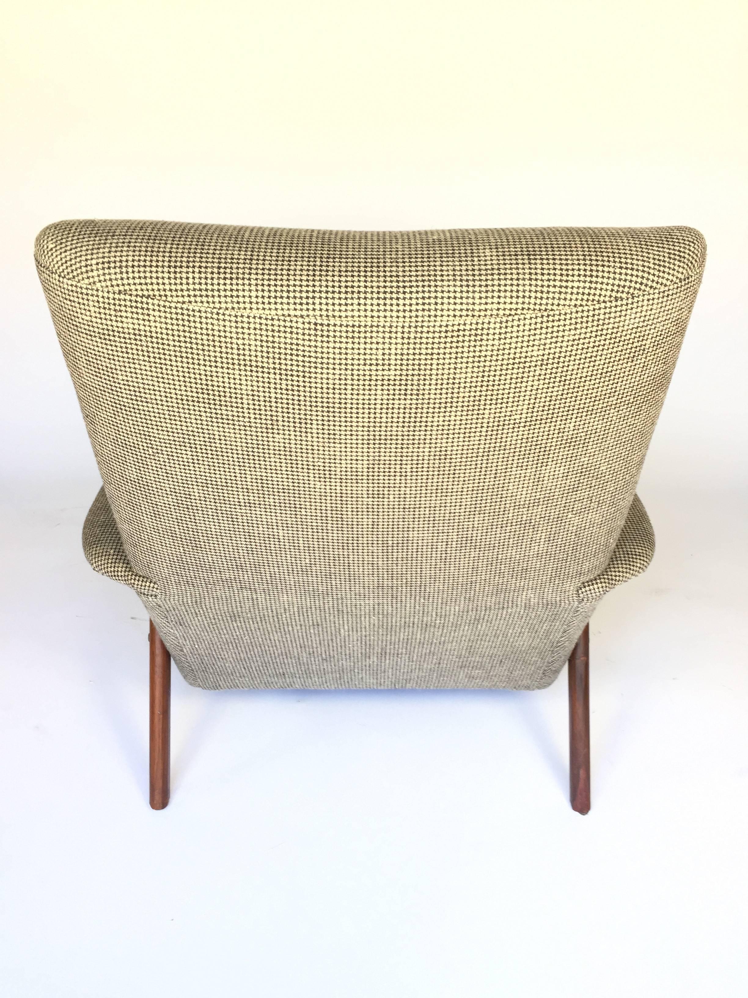 Mid-20th Century Folke Ohlsson for DUX Lounge Chair and Ottoman
