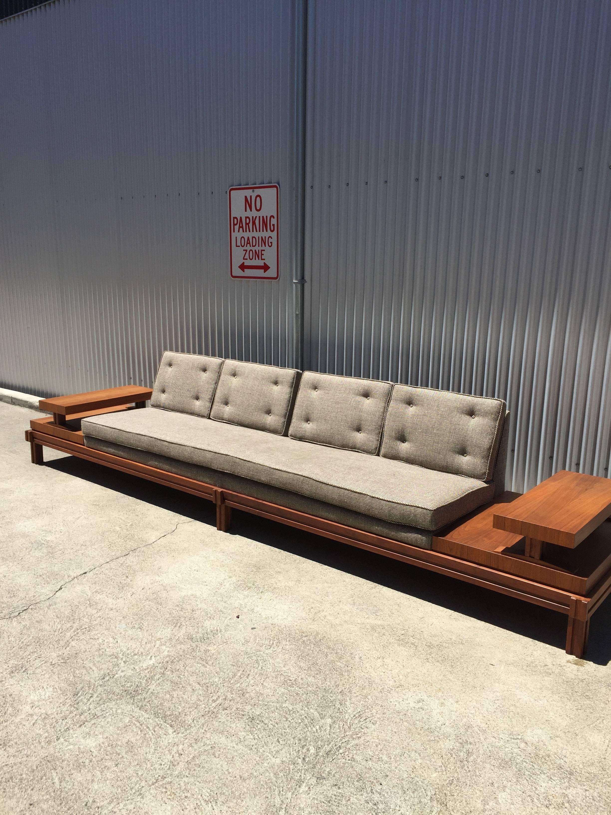 Mid-20th Century Martin Borenstein Mid-Century Modern Gondola Sofa