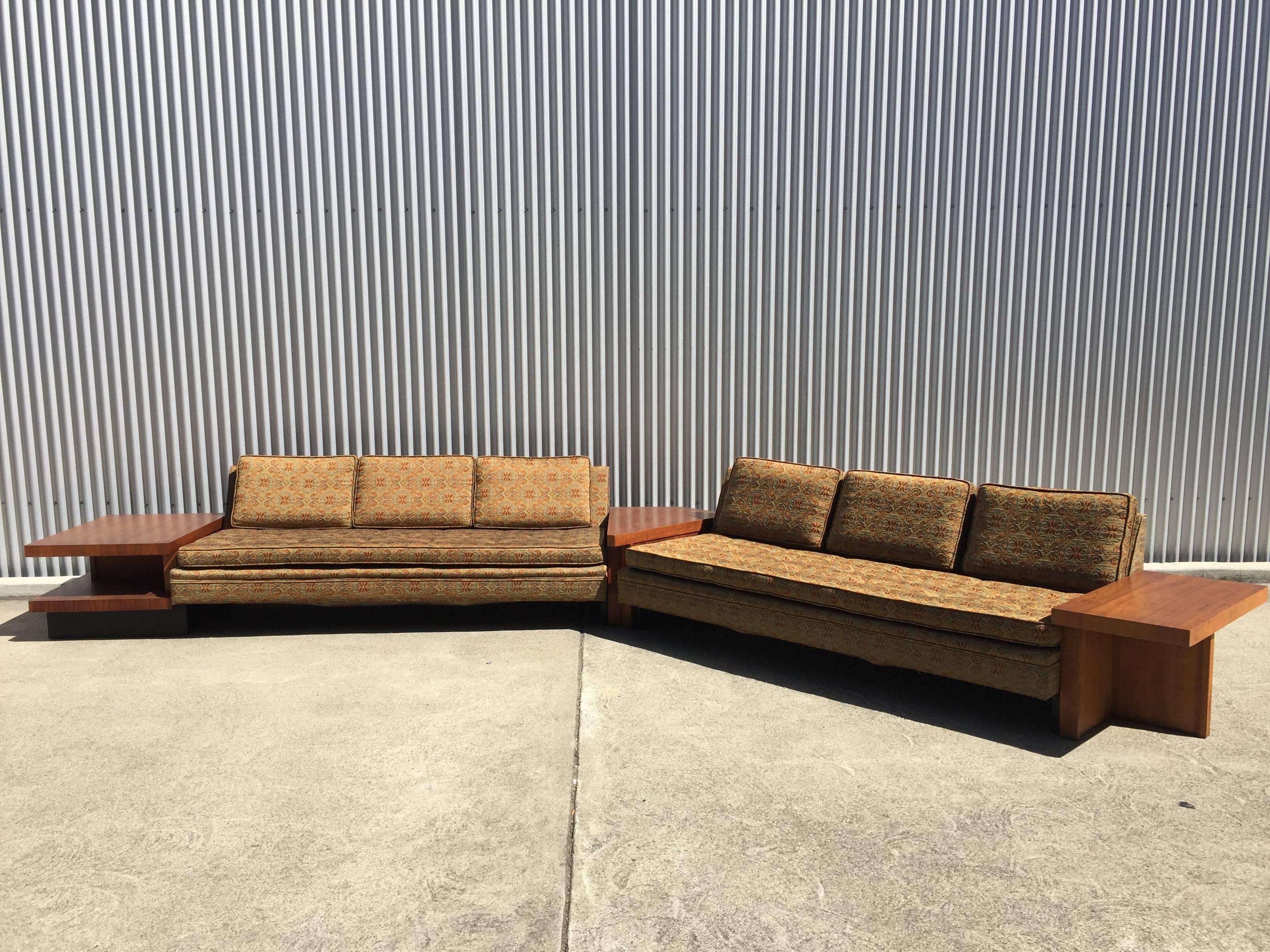 Mid-Century Modern Martin Borenstein Double Sectional Sofa For Sale