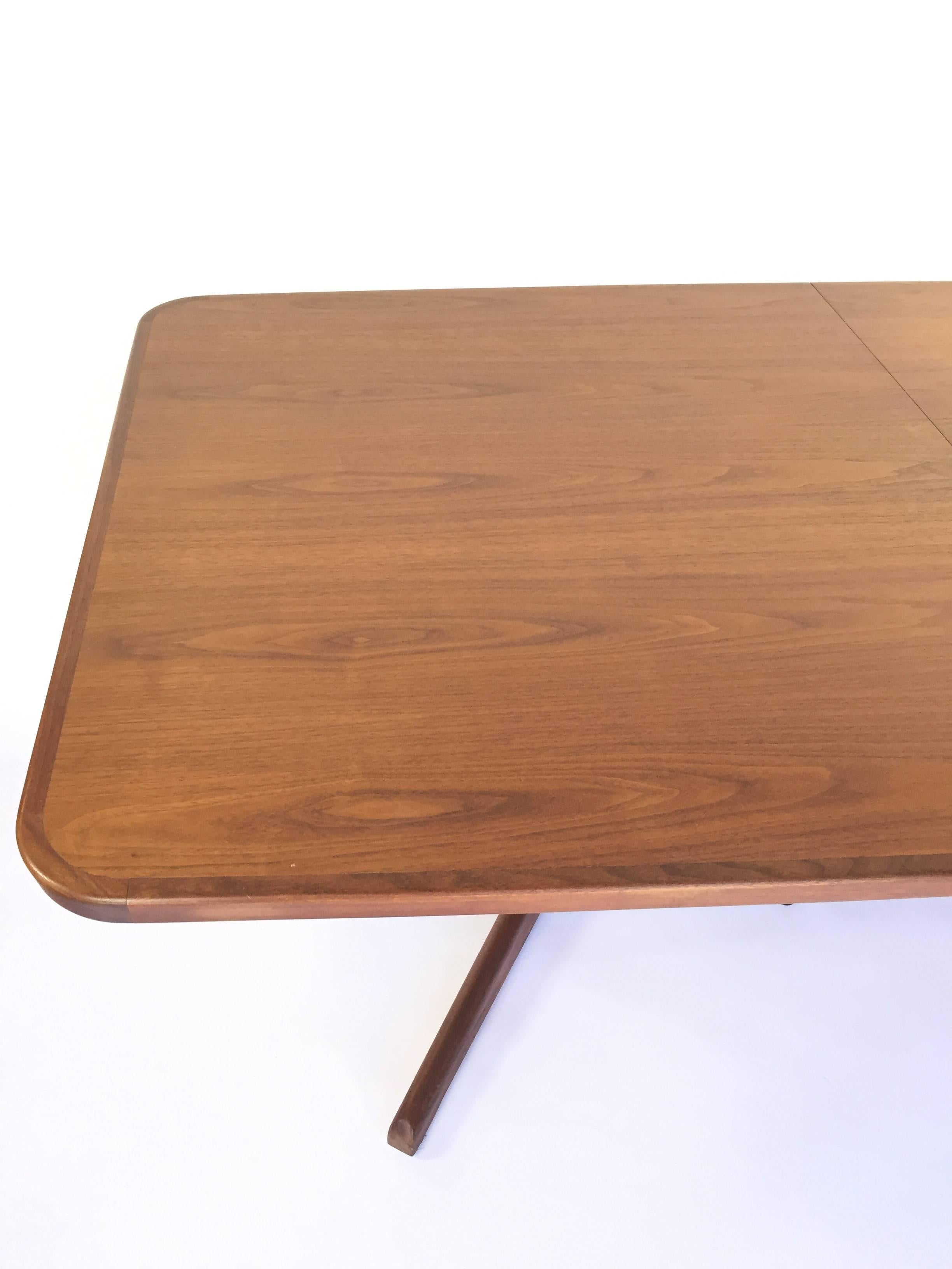Mid-Century Modern John Keal for Brown Saltman Dining Table with Two Leaves