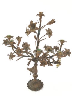 19th Century Italian Bronze Girandoles