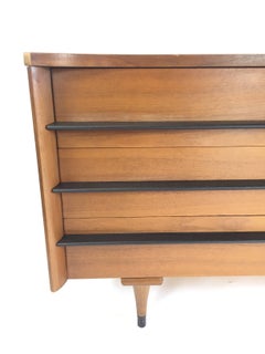 Midcentury Walnut Side by Side Dresser