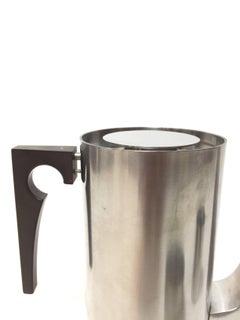 Arne Jacobsen for Stelton Stainless Steel "Cylinda" Coffee Set