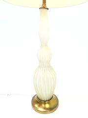 Murano Table Lamp with Gold Inclusion