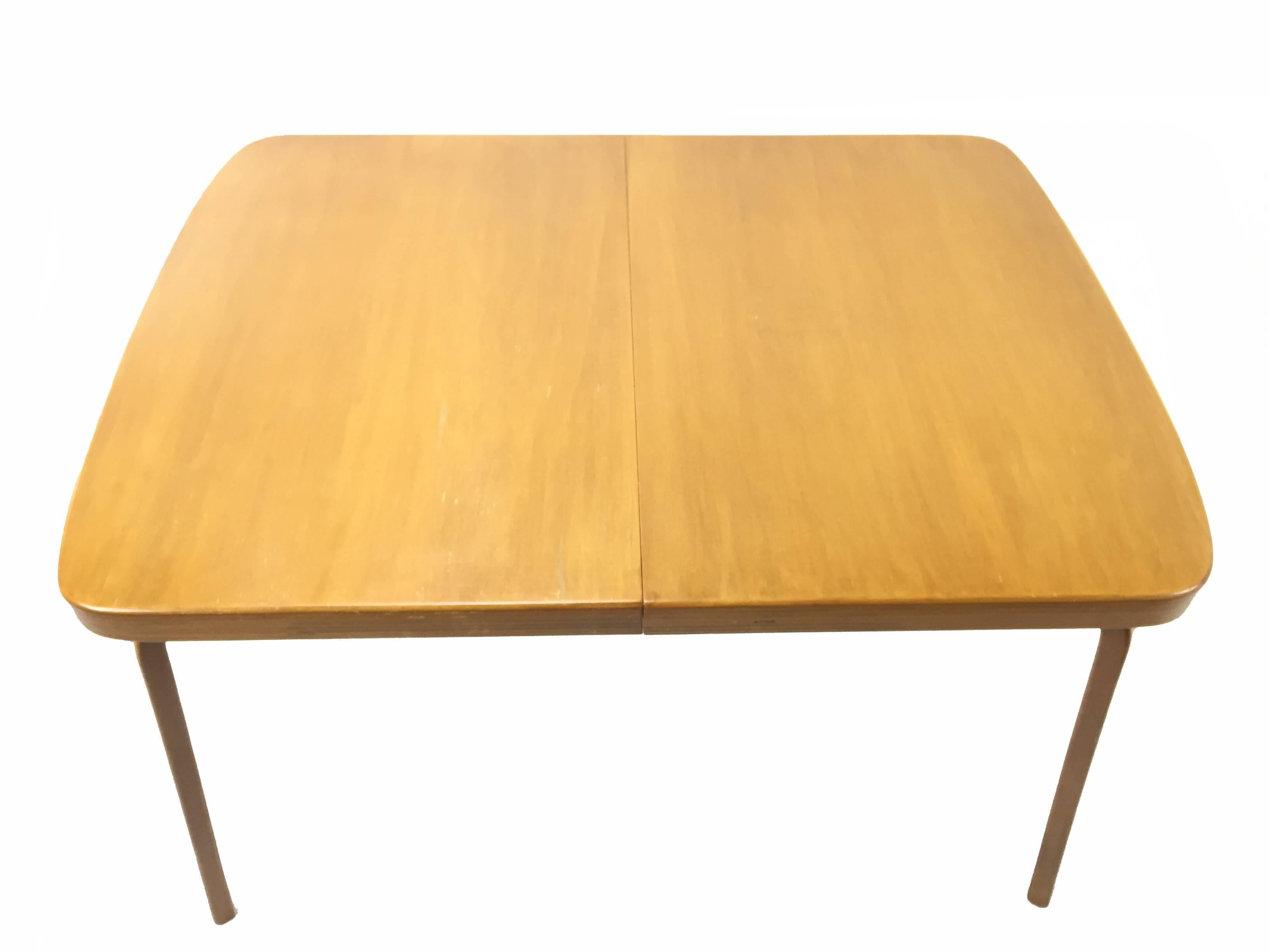 Thaden-Jordan Bent Plywood Dining Table In Fair Condition For Sale In Berkeley, CA
