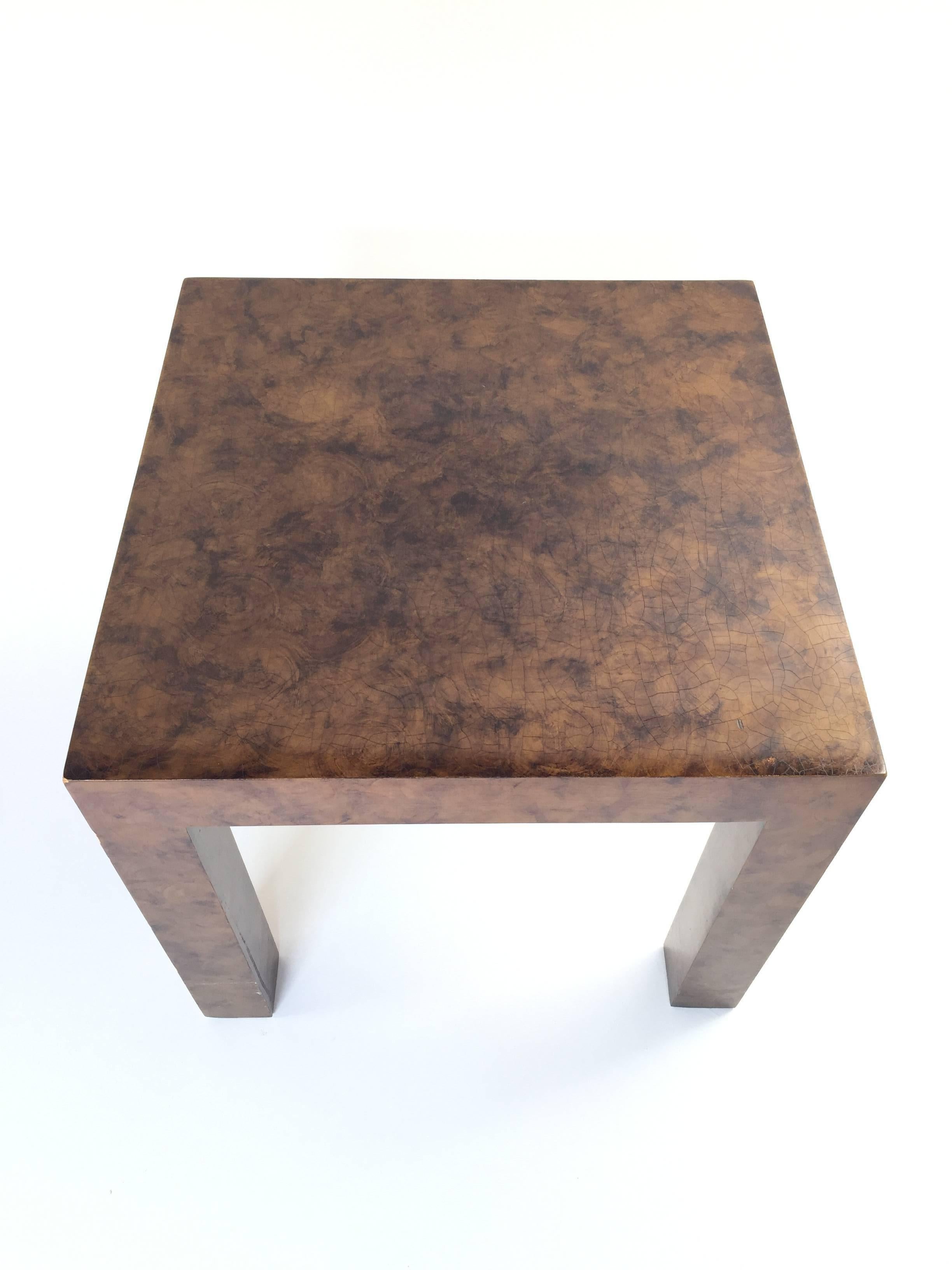 Trio of Burl Wood End Tables by Milo Baughman for Thayer Coggin In Excellent Condition For Sale In Berkeley, CA